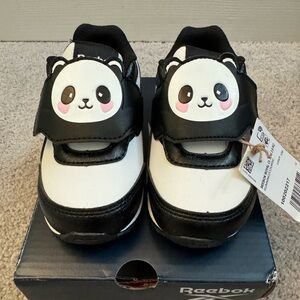 NWT Reebok Royal Classic Jog 2 Panda Sneakers, Black & White, Toddler 6